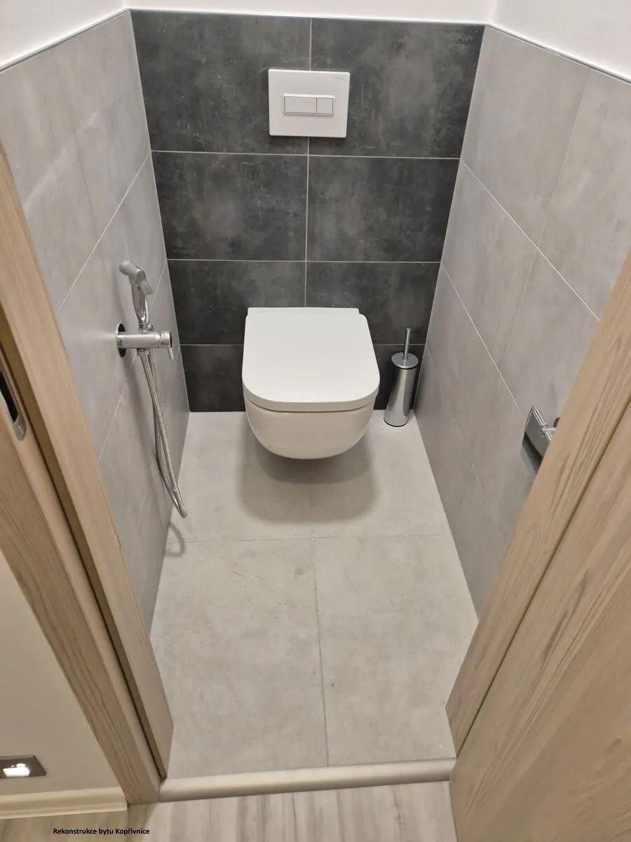 Rekonstrukce koupelny a wc – realizace KVALITYSTAV s.r.o., Kopřivnice